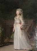 Jens Juel Portrait of Prinsesse Louise Auguste of Denmark oil painting on canvas